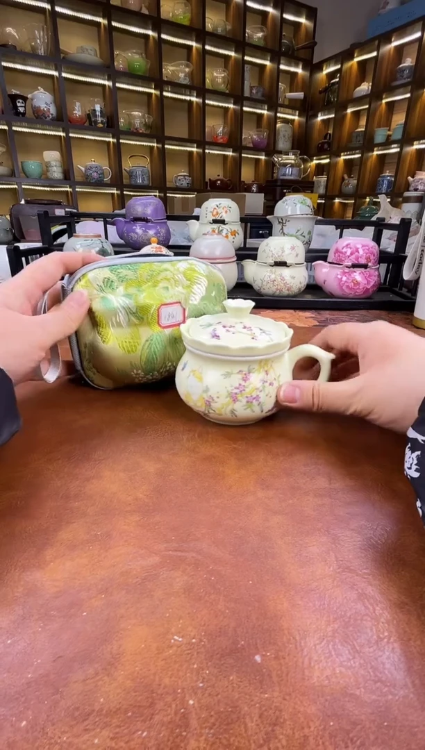 .桃花猫咪茶咖杯