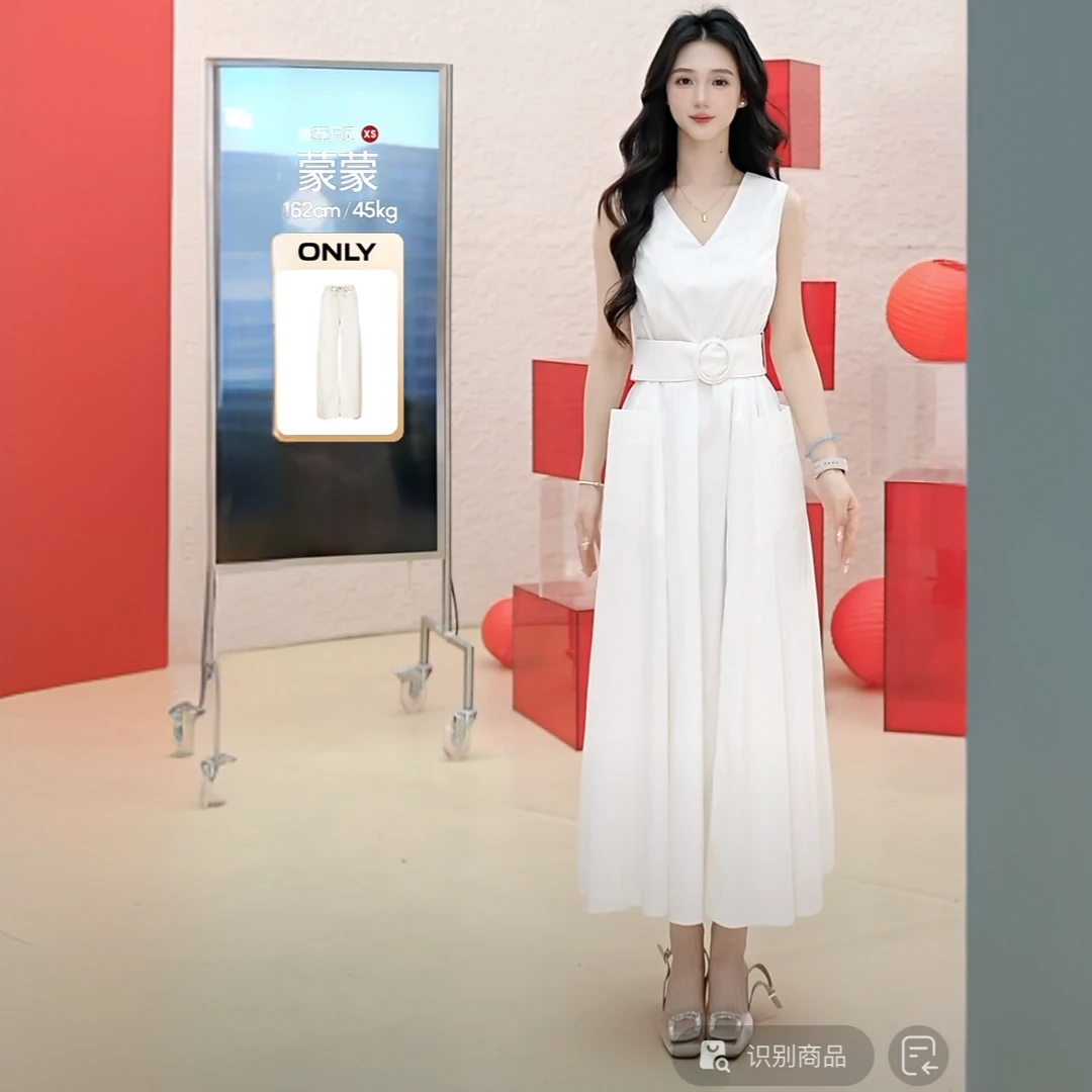 ONLY2025春季新款时尚修身中长裙连衣裙女|125107048