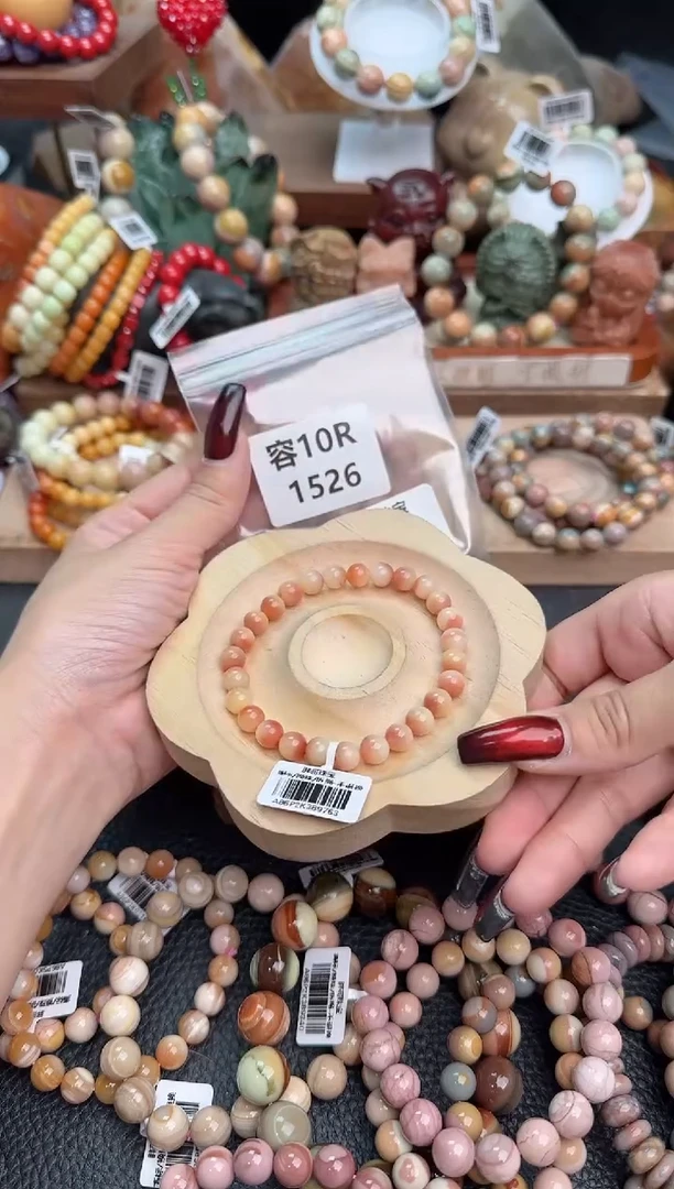 【闪购商品】石英质玉手链未镶嵌10R1526