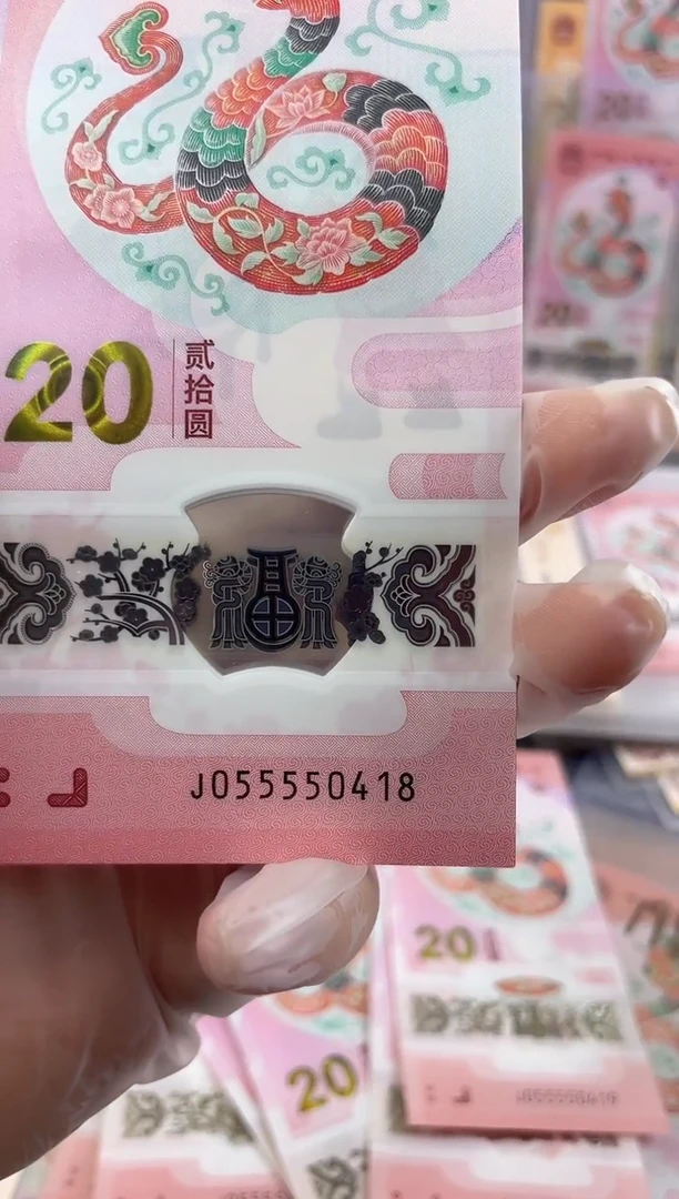 塑料九龙令蛇钞055550418