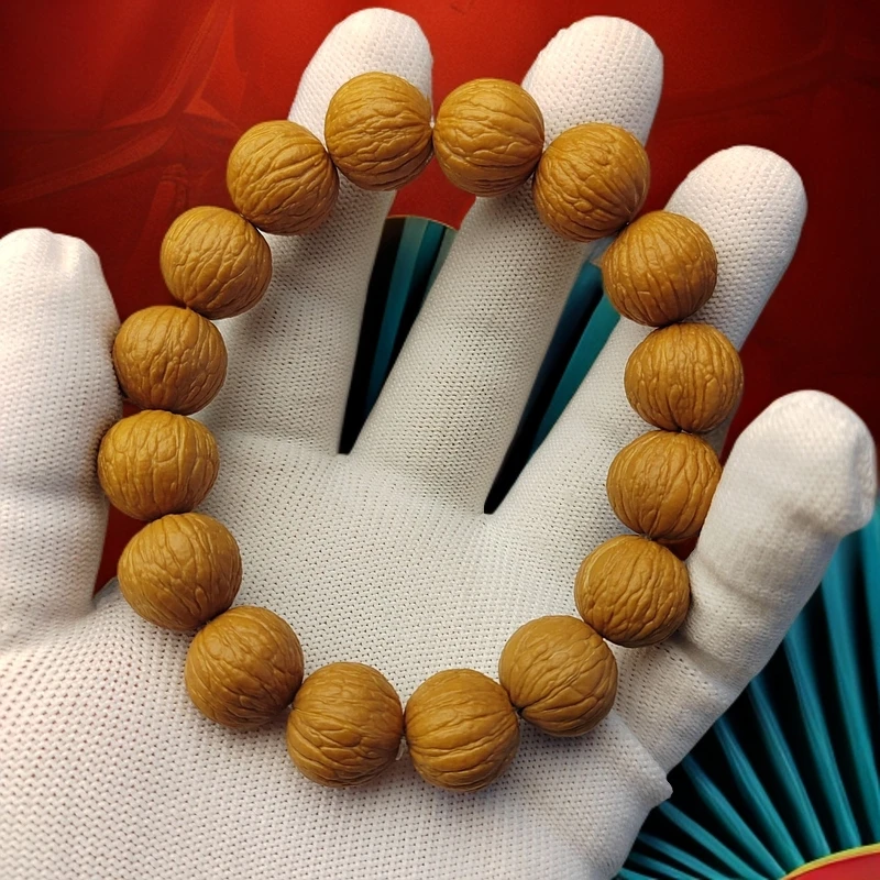 猴赛磊文玩 15+凤羽猴头手串同尺精品精挑