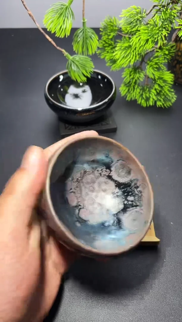 茶盏195叶紫建盏1