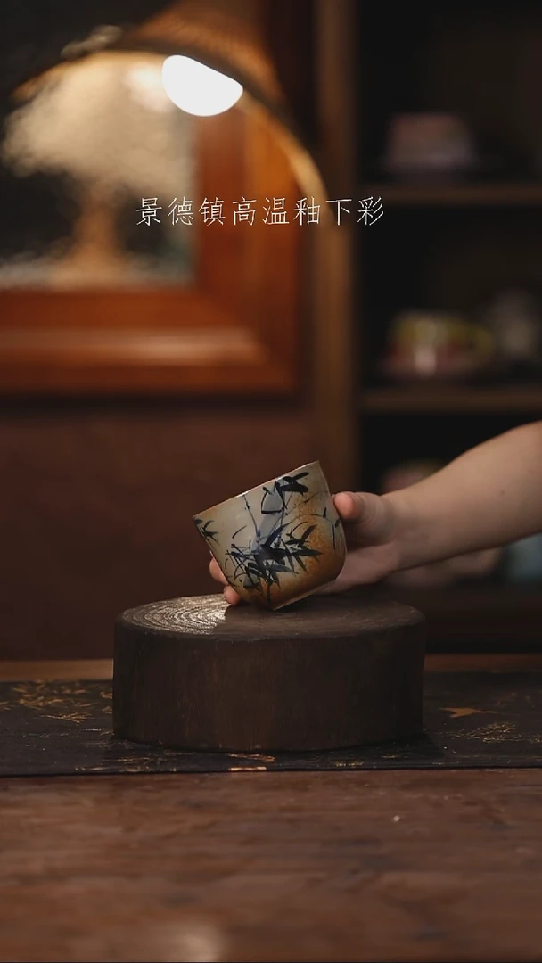 陶瓷景德镇高温釉下手绘陶瓷188