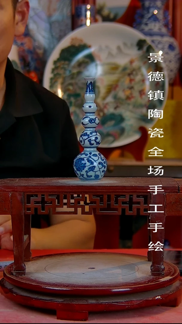 摆件景德镇陶瓷 全场手工手绘