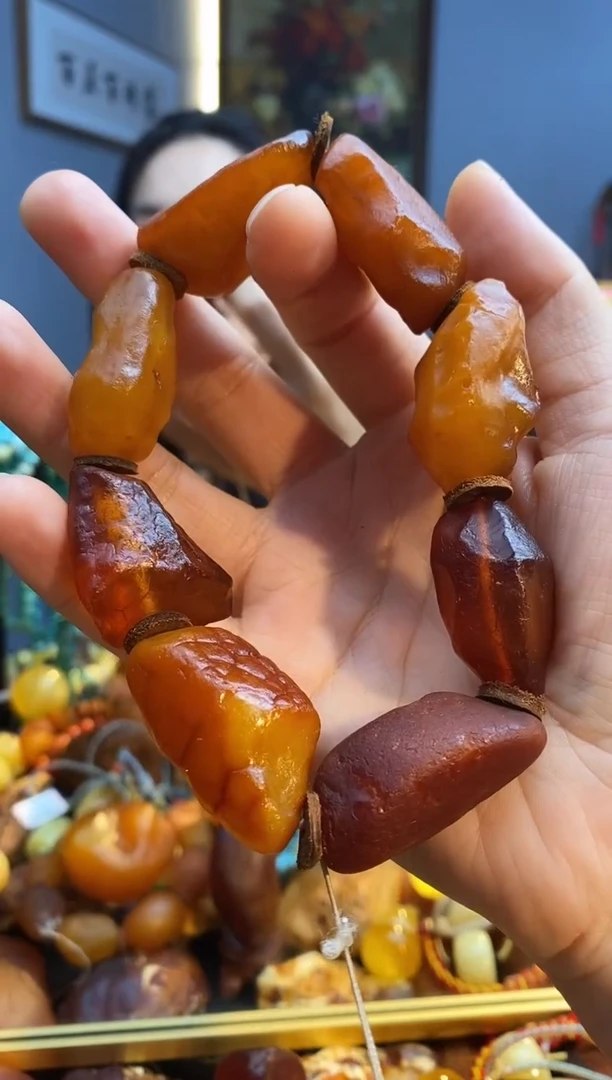 未镶嵌琥珀手串手串