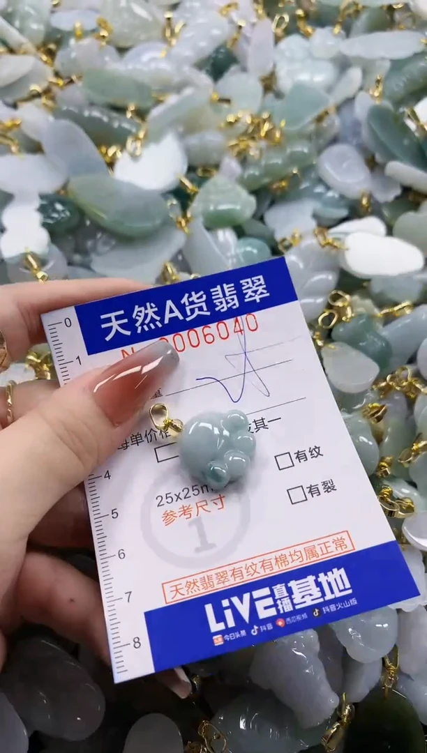 颈饰未镶嵌翡翠天然A货翡翠