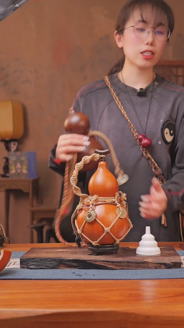 1075号链接精品大漆葫芦现货现发[一物一拍]