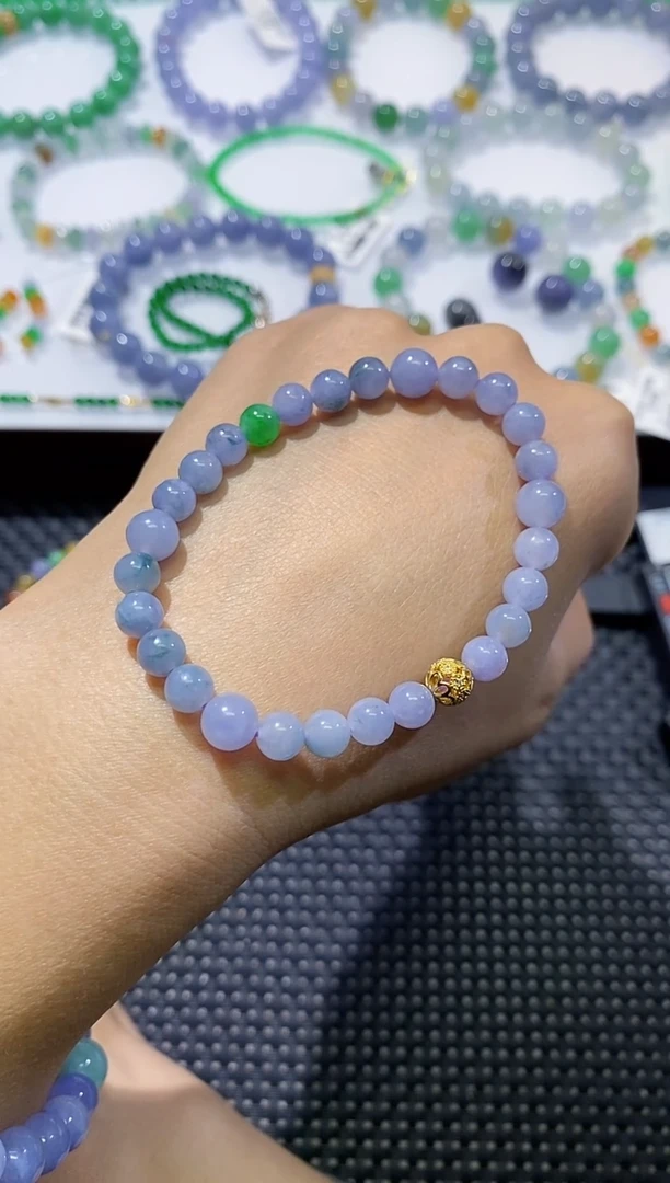 散珠翡翠卡6加莫奈紫飘花