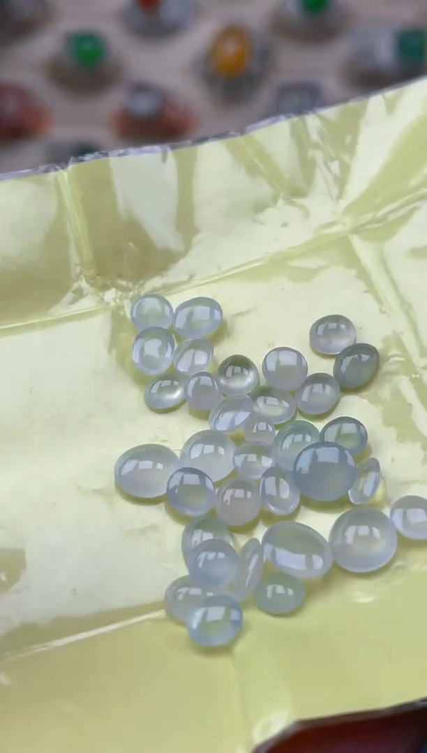 未镶嵌定制翡翠天然翡翠蛋面22