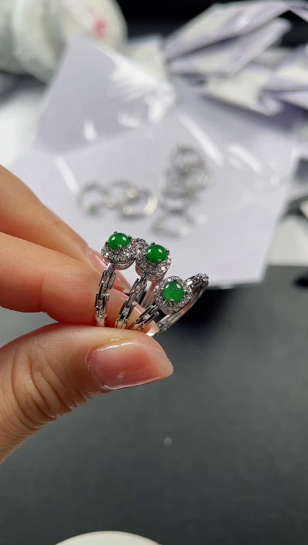 翡翠戒指未镶嵌4（多样性发一件）