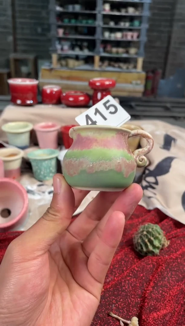 【闪购商品】摆件415知木小芳花盆编号