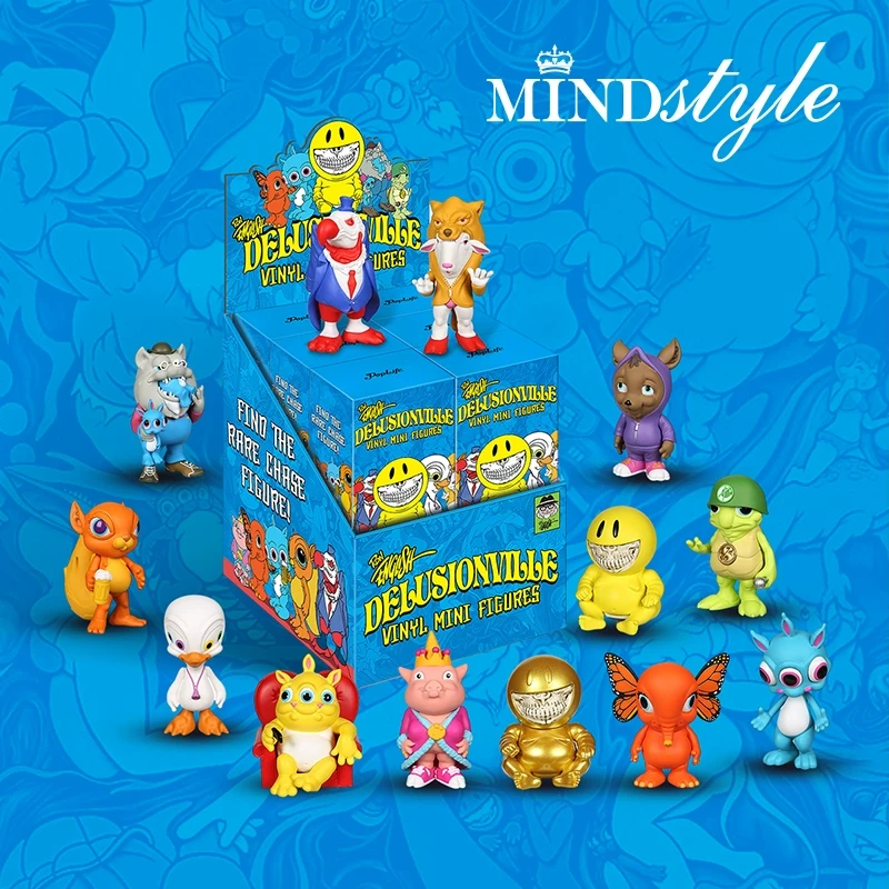 MINDstyle Ron English幻想镇迷你盲盒系列手办艺术玩具收藏公仔