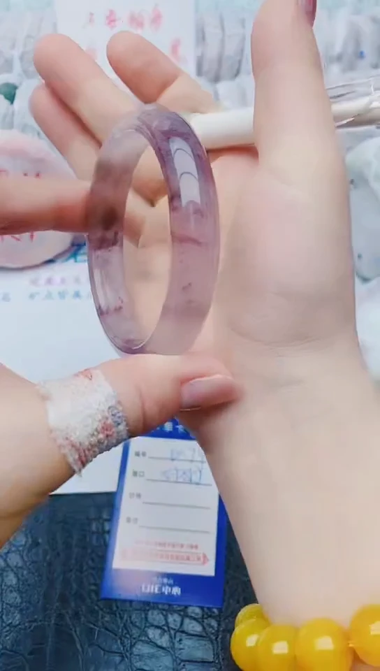 未镶嵌手镯石英质玉w79+57-58