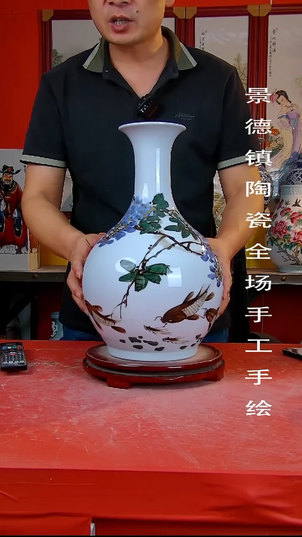 摆件景德镇陶瓷 全场手工手绘
