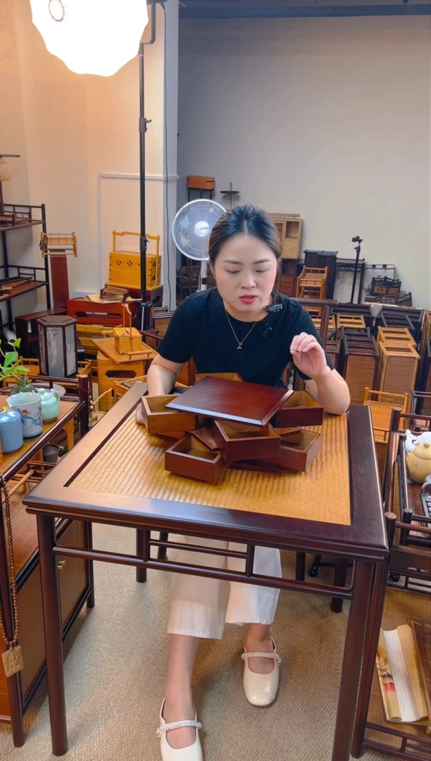 2层鲁班大师墨羽机关盒精品楠竹手工