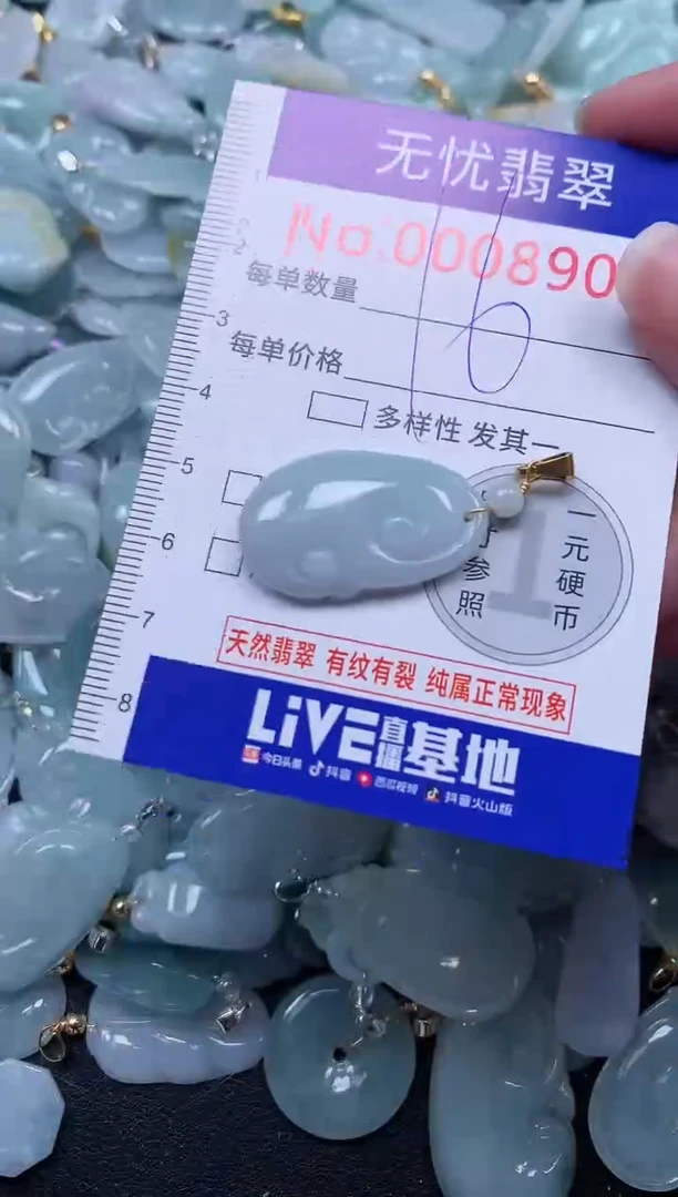 颈饰未镶嵌翡翠8909