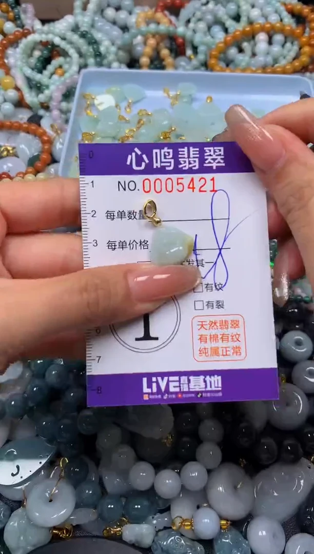 翡翠未镶嵌颈饰闪购005421
