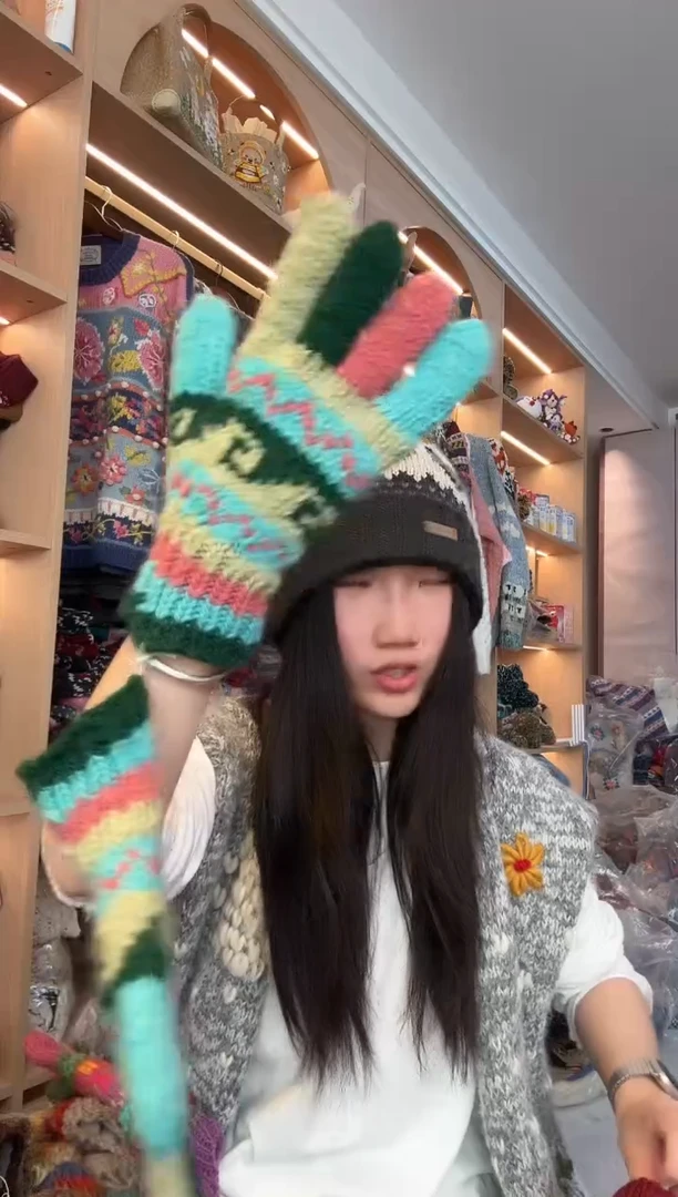 羊毛俏**@手套297