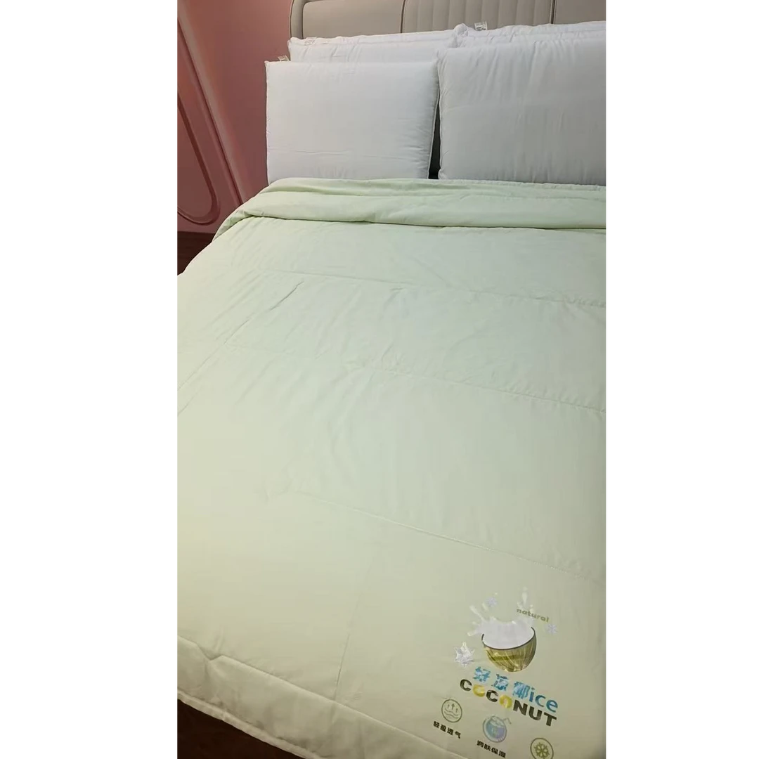 自带凉感助眠艾 草驱蚊双人夏被