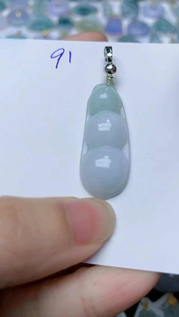 【闪购商品】翡翠颈饰合金天然翡翠A货