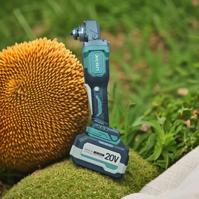 小柯大功率无刷充电角磨机锂电池充电切割机多功能抛光机磨光机