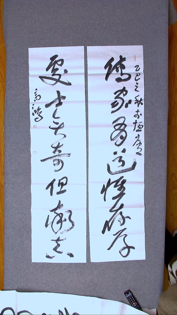 书法王高生 福建漳州 四尺对联