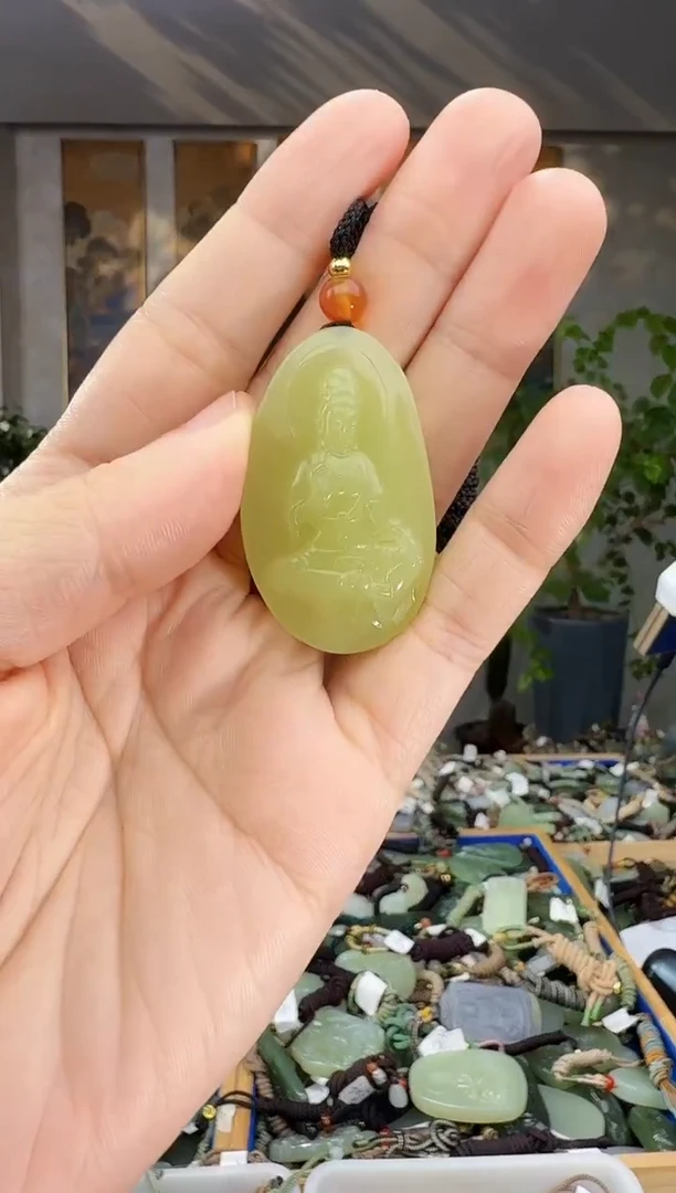 未镶嵌和田玉挂件拍一发一