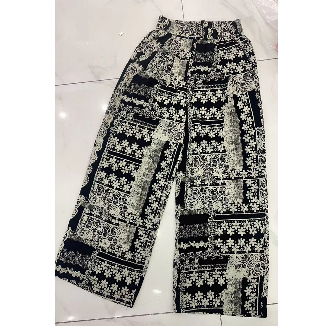 918阔腿裤夏季休闲风休闲裤长裤宽松夏季百搭长裤