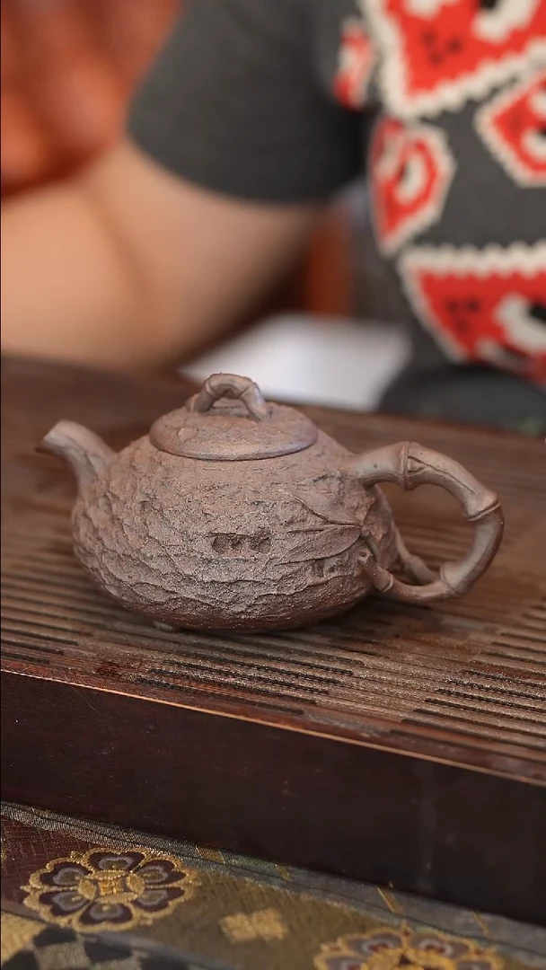 茶壶紫砂原矿手工制作200c