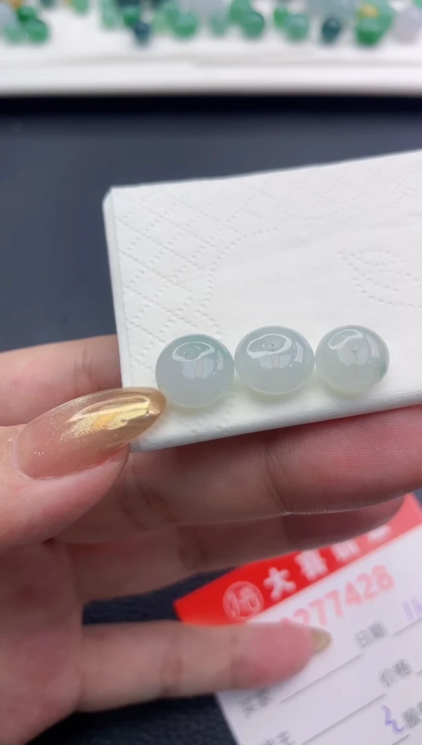 未镶嵌定制翡翠暖****ᵔ珠子