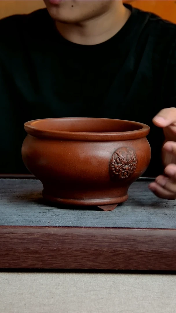 紫砂花盆15.5*10.5内径紫砂花盆