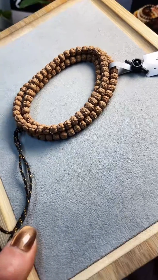 手串金刚菩提甄选级原籽佛手长串6+