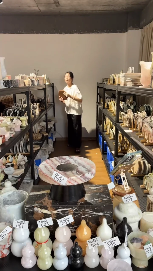 石材089希腊彩虹果盘