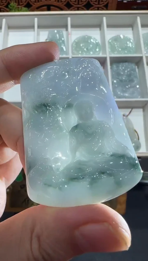 未镶嵌挂件翡翠A货翡翠多样性孤品