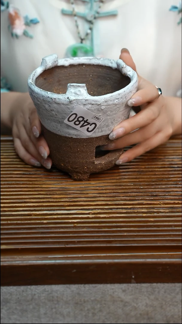 万古烧粗陶手工茶具