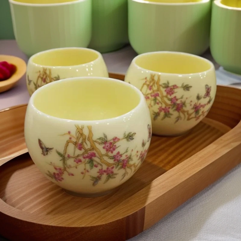 水具马克杯米饭碗无盖款茶具中式默认款式双饮款