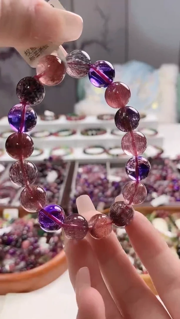 【闪购商品】水晶手链未镶嵌11.8mm左右多人多样性发其一