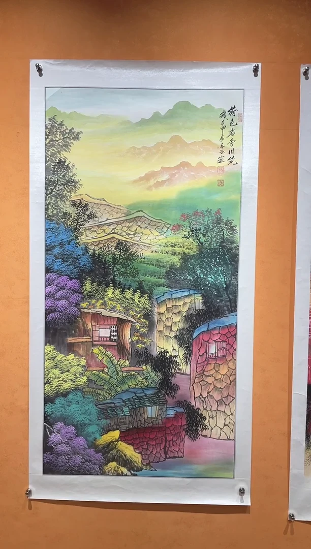 国画刘金玉教授亲笔手绘