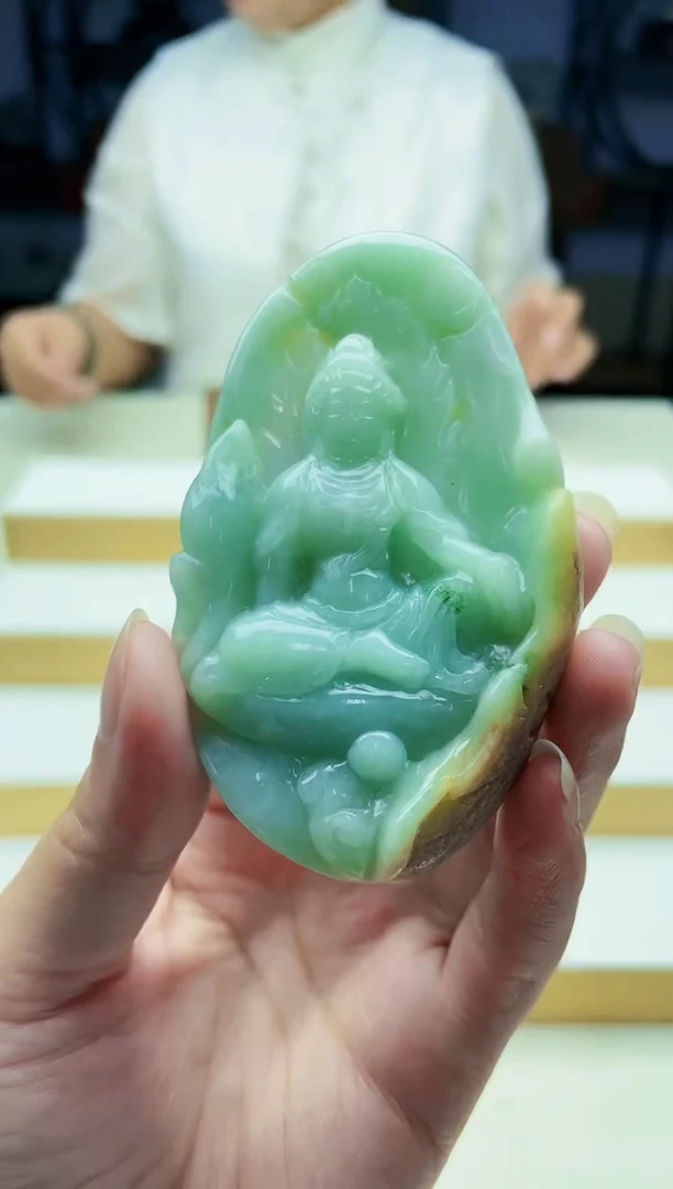 未镶嵌定制翡翠毛货09190178