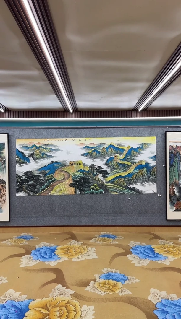 绘画M王红兵-大丈二-山水国画