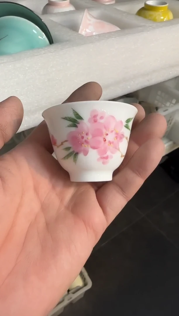 瓷片景德镇瓷器茶器茶杯