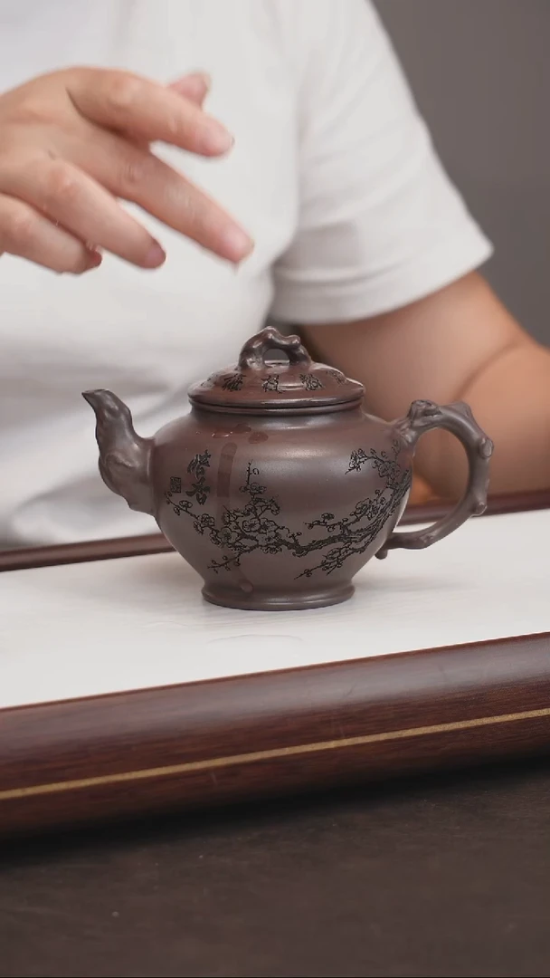 茶壶紫砂紫砂报春壶