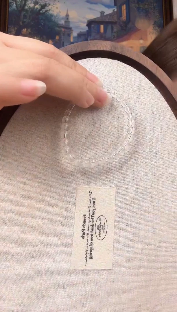 水晶手链未镶嵌水晶手串