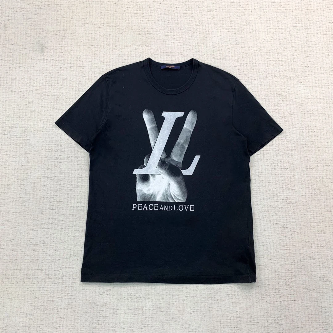 未使用 LouisVuitton/路易威登 lv印花短袖T恤xs码编码xb2098