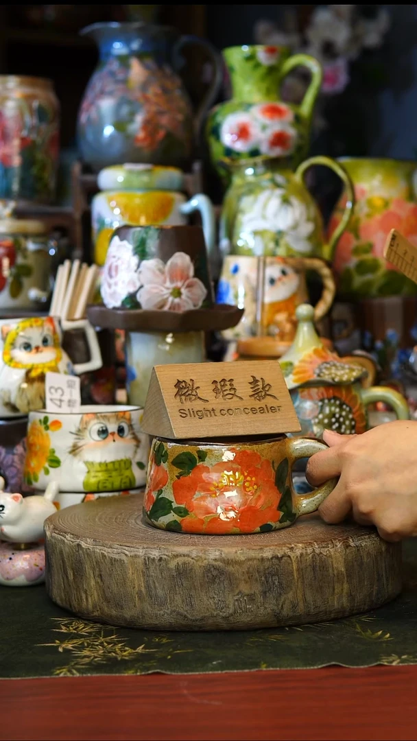 陶瓷81景德镇手工手绘釉下彩