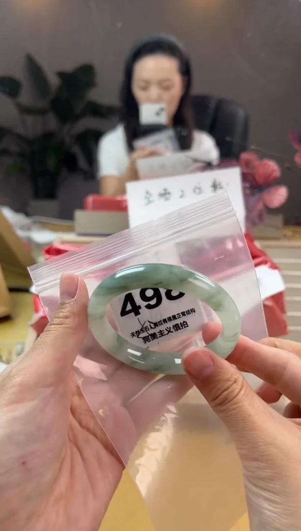 玛瑙/玉髓手镯未镶嵌天山翠默认微抠498