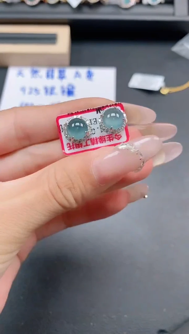 银S925镶嵌戒指翡翠11111