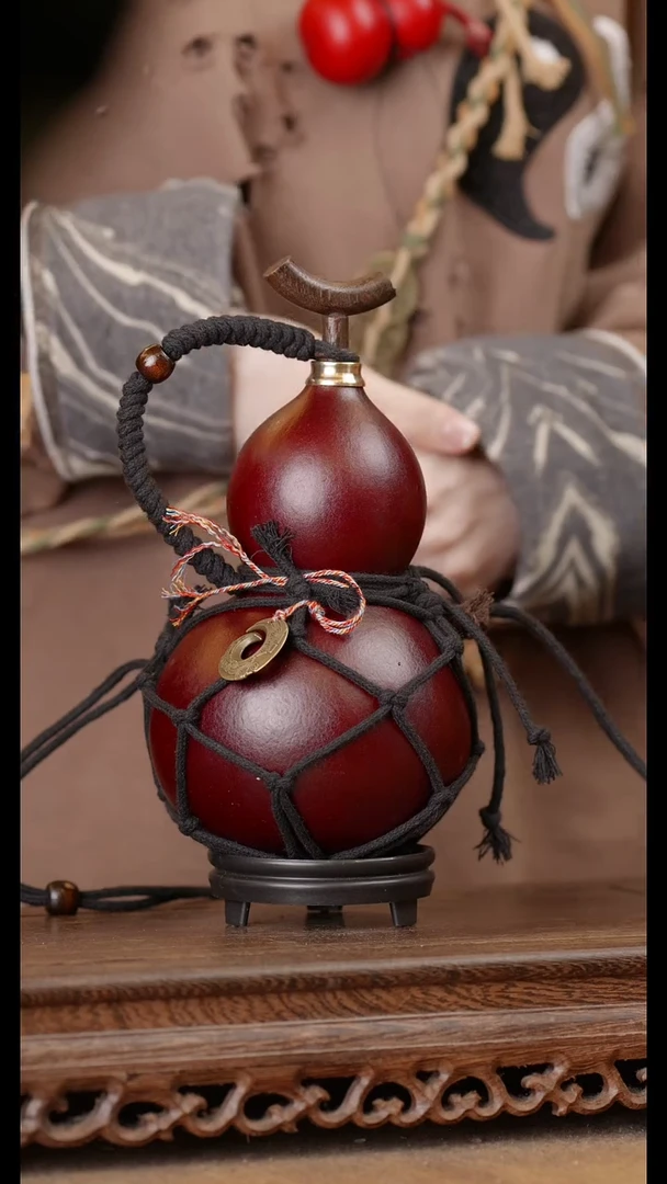 49号精品天然大漆酒葫芦一物一拍~