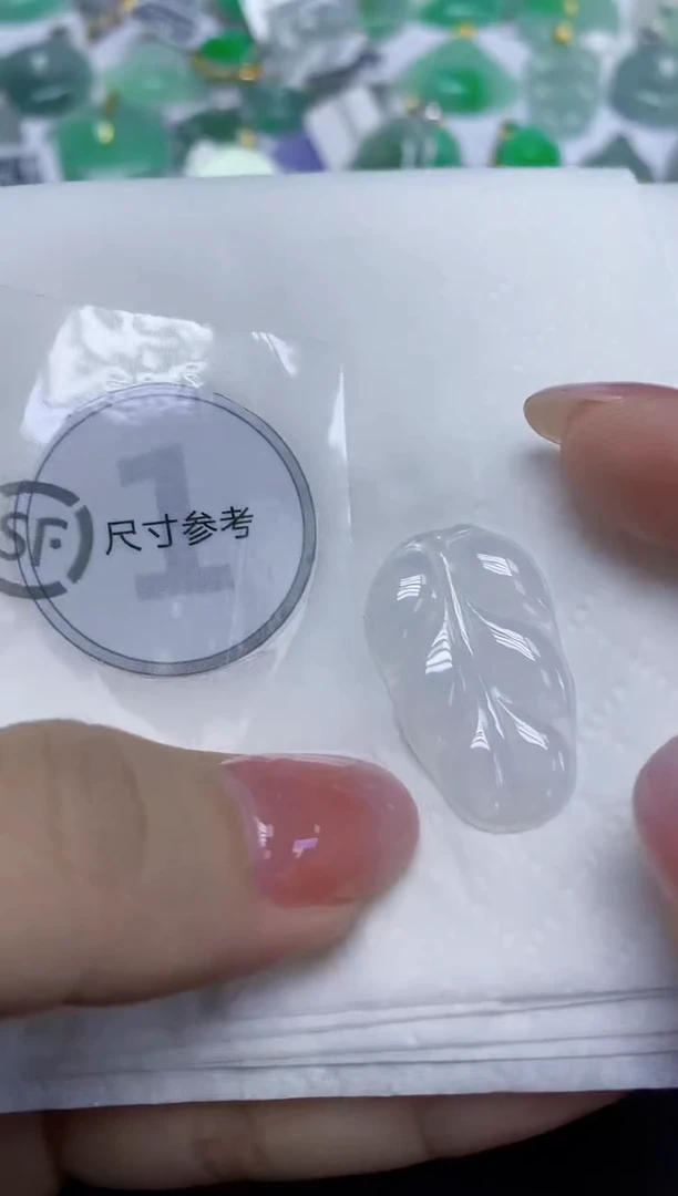 颈饰未镶嵌翡翠天然缅甸翡翠A货百元以上9元证书费自理