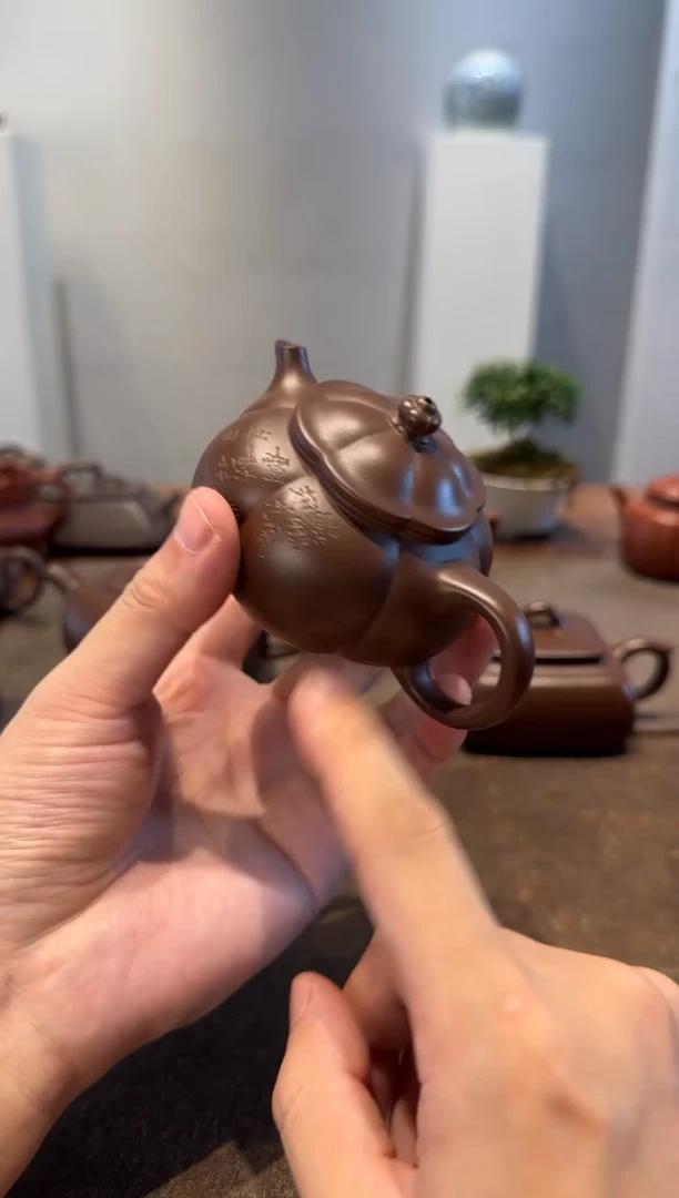 茶壶紫砂丑紫砂壶大鱼海棠130cc